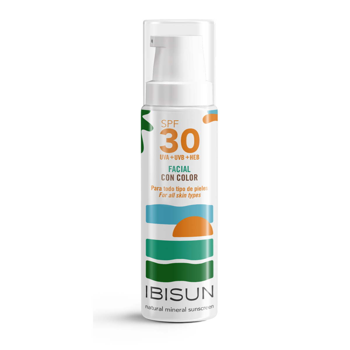 IBISUN | Getönte Sonnencreme für das Gesicht | l 30 LSF BIO VEGAN 50ml