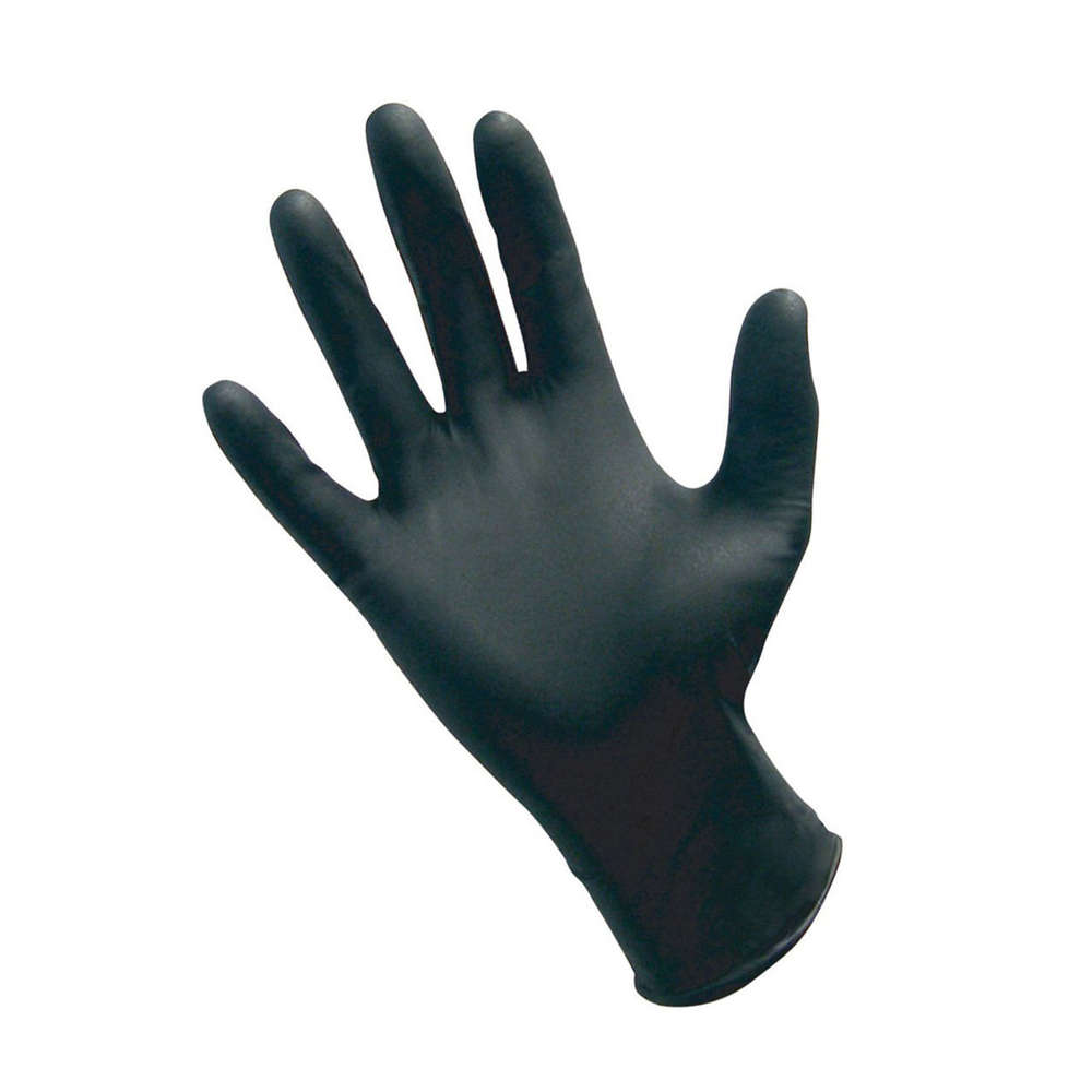 handschuhe einweg schwarz Nitril Einweg Handschuhe・100er Set・Schwarz・Viele Größen