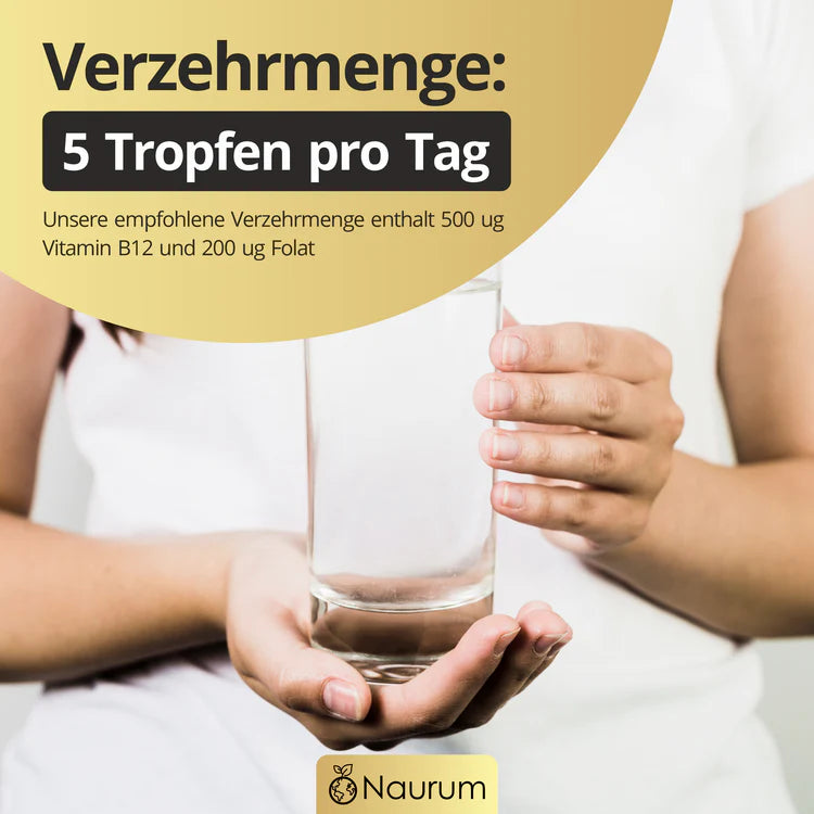 Naurum Vitamin B12 Trio Komplex mit Folat