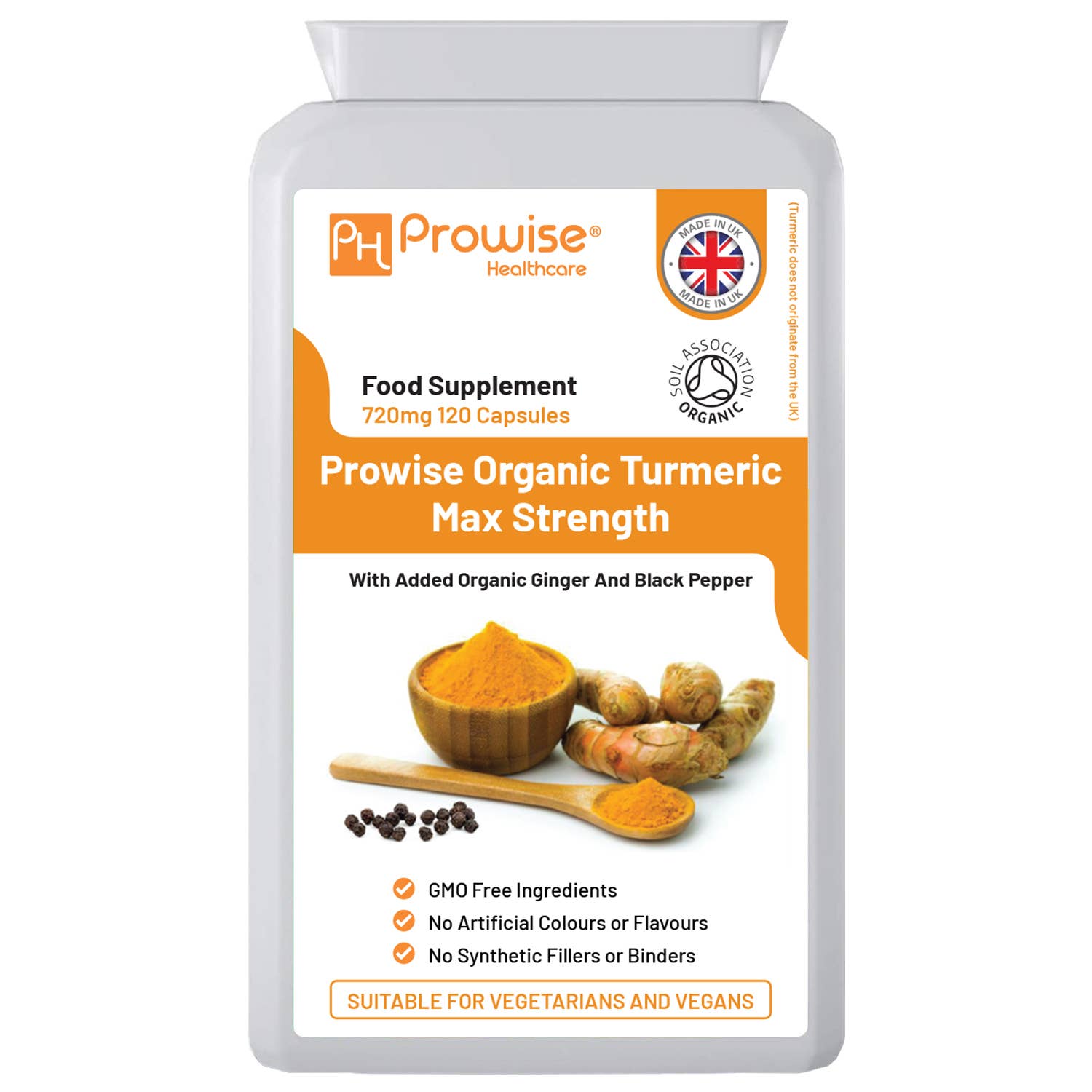 Prowise Healthcare Bio-Kurkuma-Curcumin 720 mg - 120 Kapseln