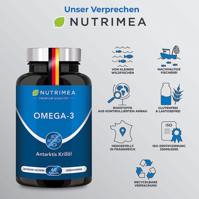 Nutrimea Krillöl Kapseln - ANTARKTIS Omega 3