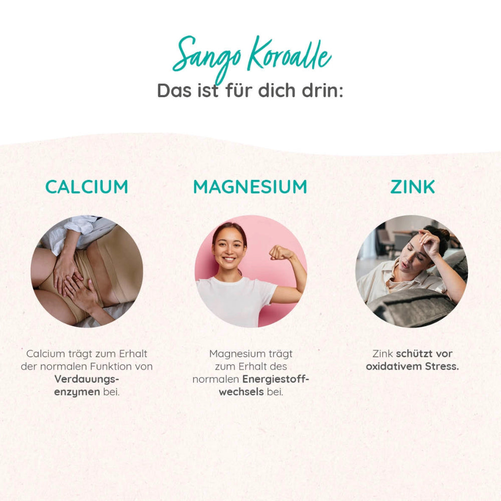 MYLILY | Sango Koralle | Basische Kapseln