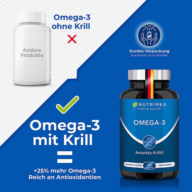 Nutrimea Krillöl Kapseln - ANTARKTIS Omega 3