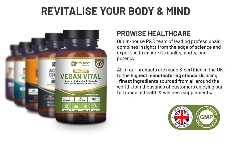 Prowise Healthcare | Vegan Vital Multivitamine - 120 Kapseln