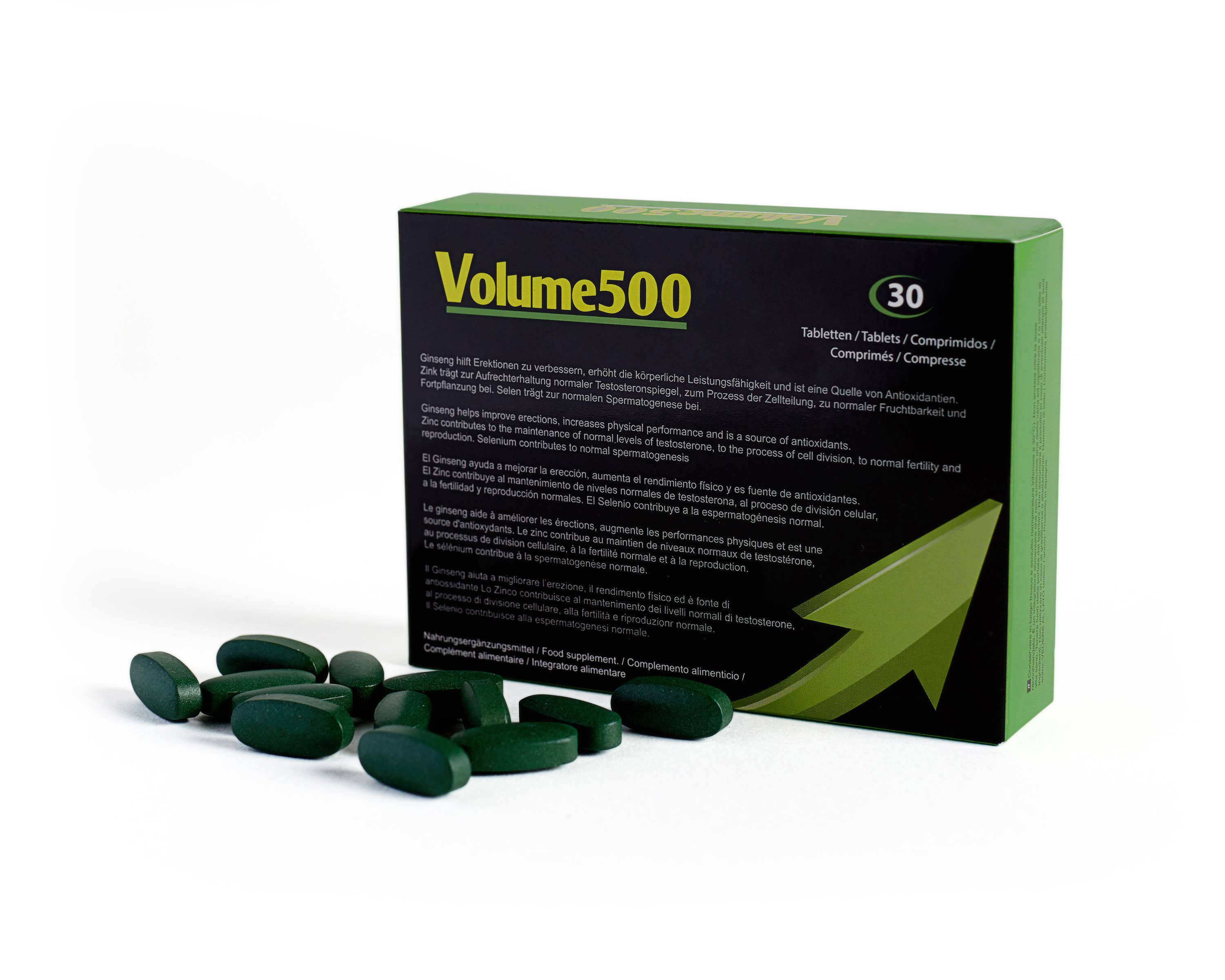 500Cosmetics | Volume500 Sperma Tabletten - 30 Kapseln