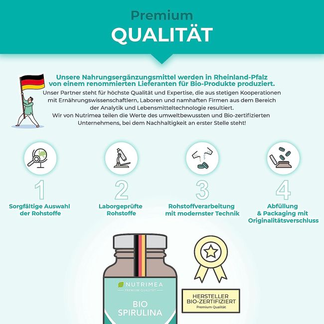 Nutrimea BIO Spirulina Presslinge