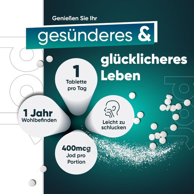 WeightWorld | Jod 400µg & Kaliumjodid – 365 vegane Tabletten