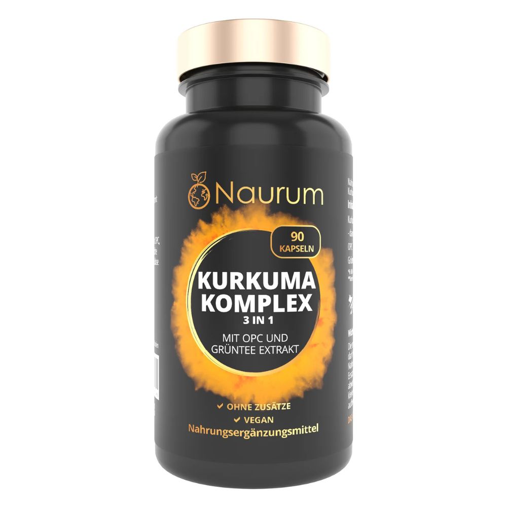 Naurum | 3 in 1 Kurkuma Komplex - 90 Kapseln