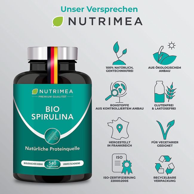 Nutrimea BIO Spirulina Presslinge