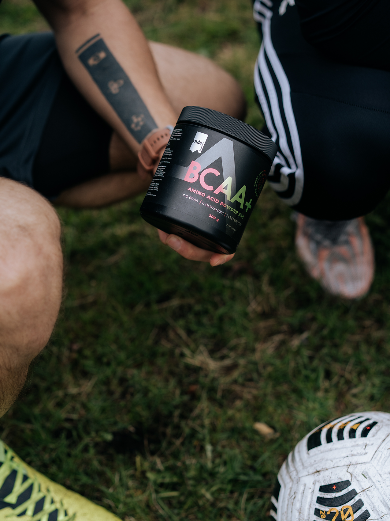 Puls Nutrition | BCAA+ mit Erdbeere und Kiwi Geschmack - 300 g