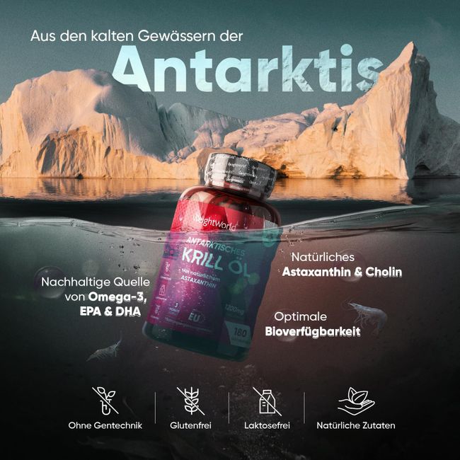 WeightWorld Antarktis Krill Öl