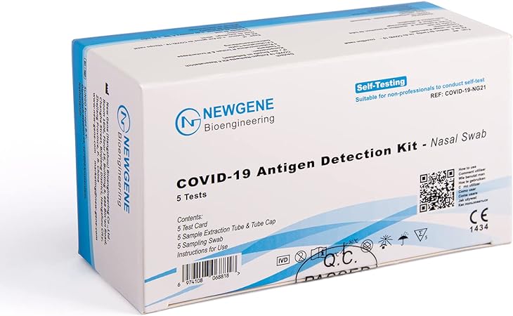 5er Packung Newgene Covid-19 Antigen Schnelltest I Corona Test