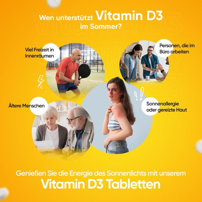 WeightWorld | Vitamin D3 4000 IE - Stärkt Knochen, Zähne und Immunsystem - 400 Tabletten