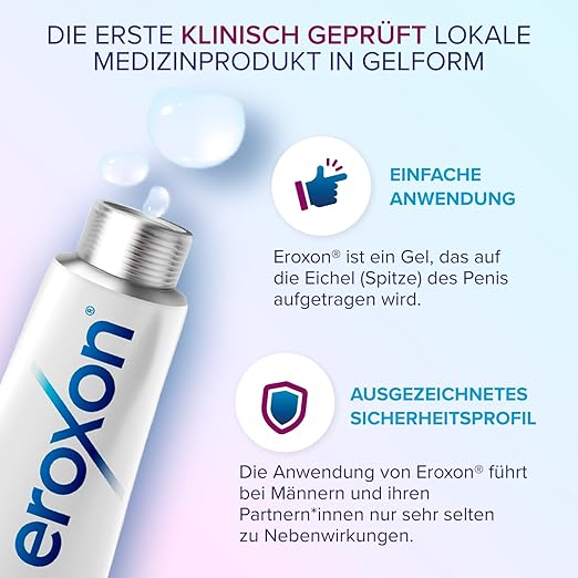 EROXON - bei Erektiler Dysfunktion - Verhilft Ihnen innerhalb von 10 Minuten zu einer Erektion - Diskrete tablettenfreie Behandlung