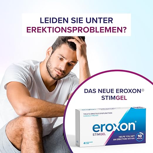 EROXON - bei Erektiler Dysfunktion - Verhilft Ihnen innerhalb von 10 Minuten zu einer Erektion - Diskrete tablettenfreie Behandlung