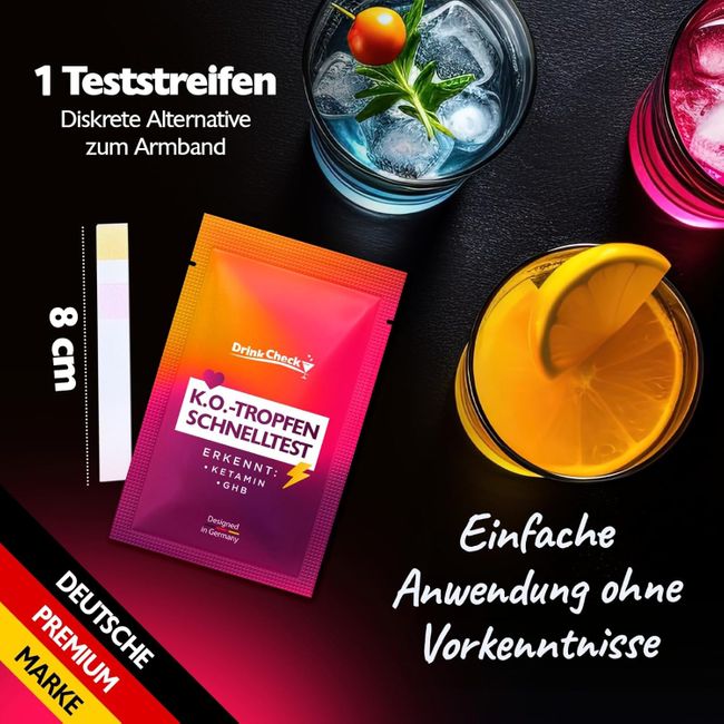 DrinkCheck K.O. Tropfen Schnelltest