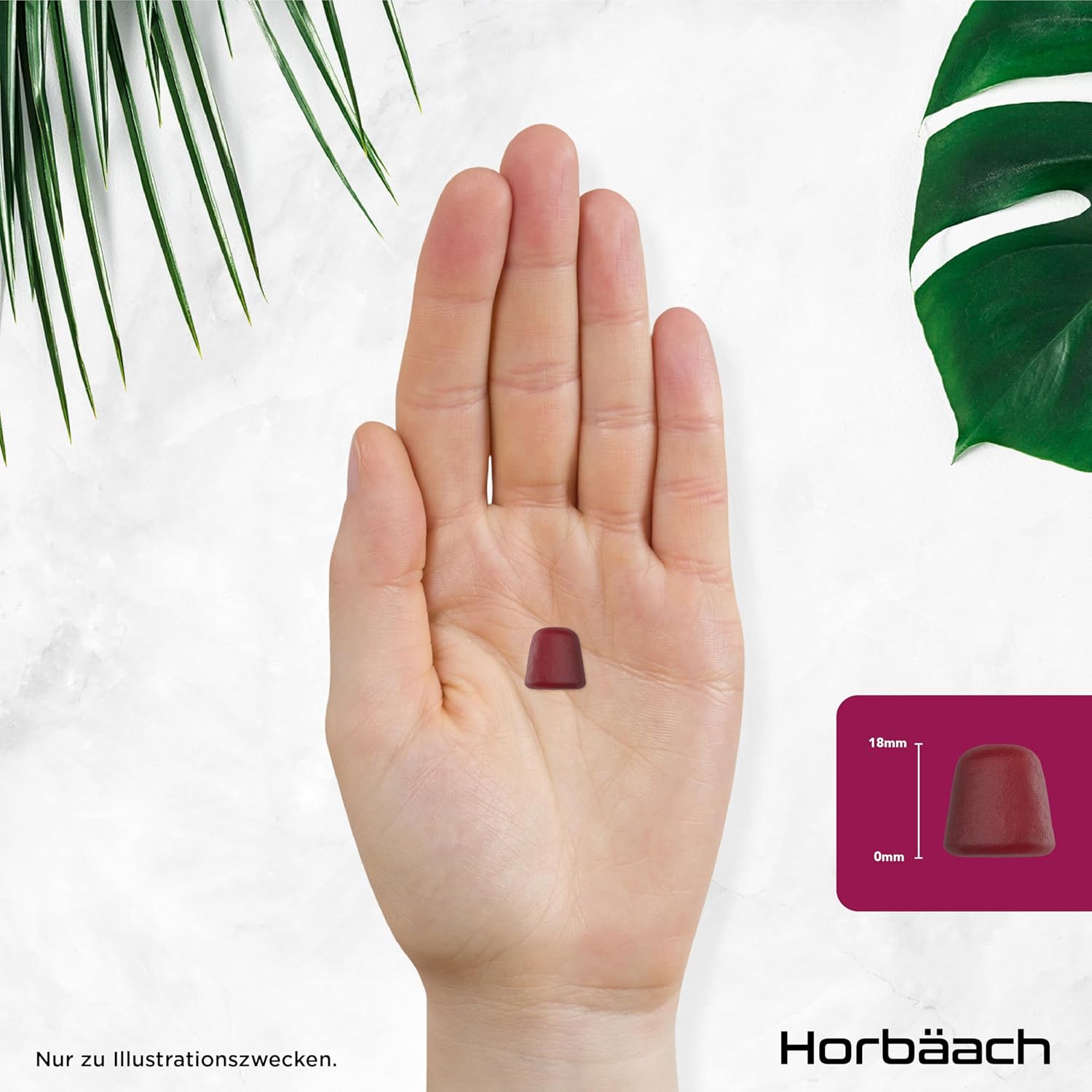 Horbaach | Haut Haare Nägel Gummies mit 5000μg Biotin - 60 Stück