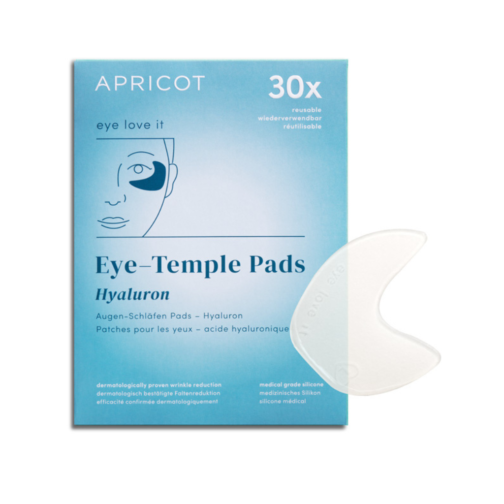 APRICOT I Augen-Schläfen Pads mit Hyaluron - 30 Behandlungen