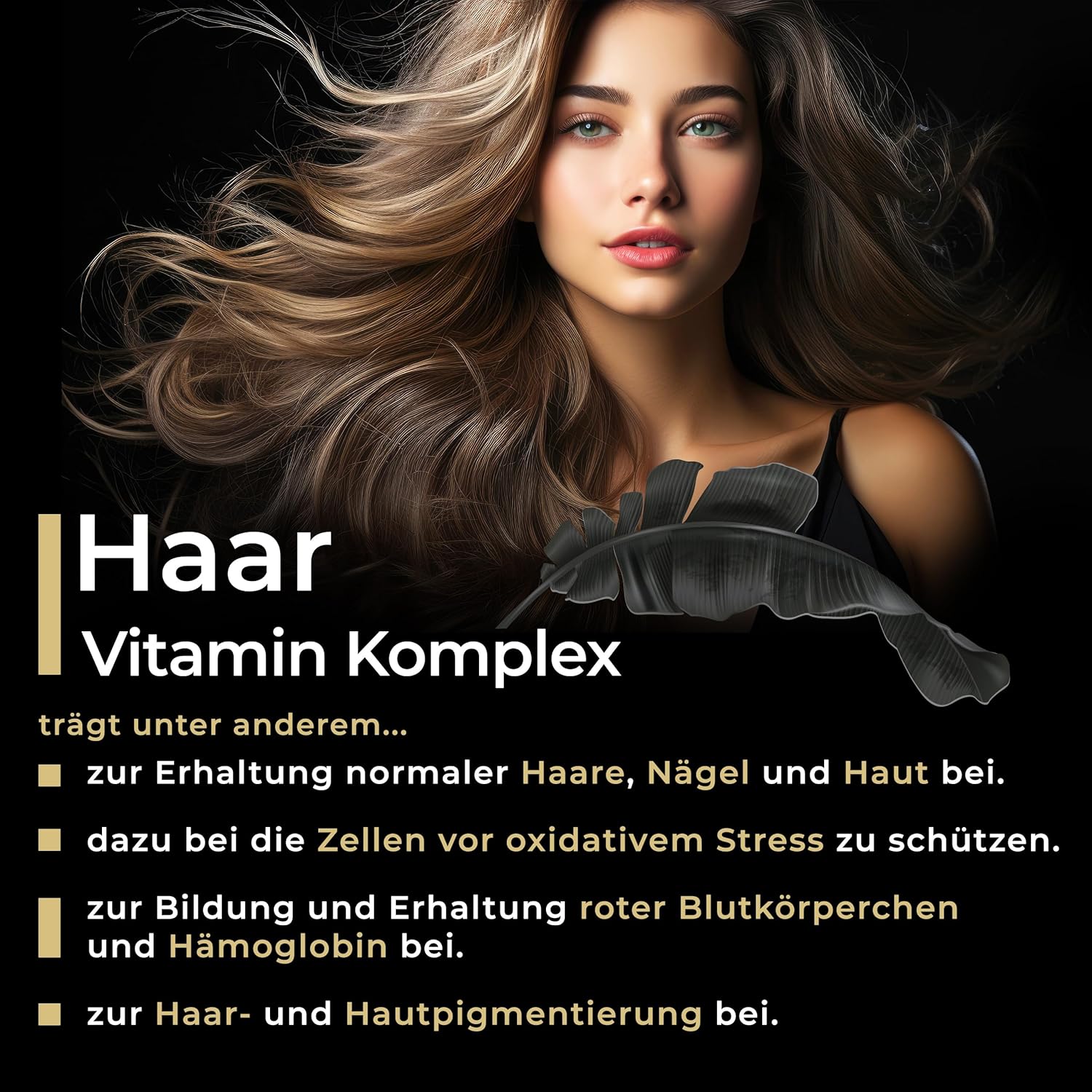 NatureCraft | Haare, Haut & Nägel Vitamin Komplex - 120 Kapseln