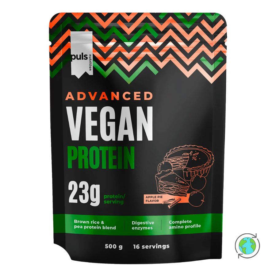 Puls Nutrition | Advanced Vegan Proteindrink mit Apfelkuchen-Geschmack - 500g