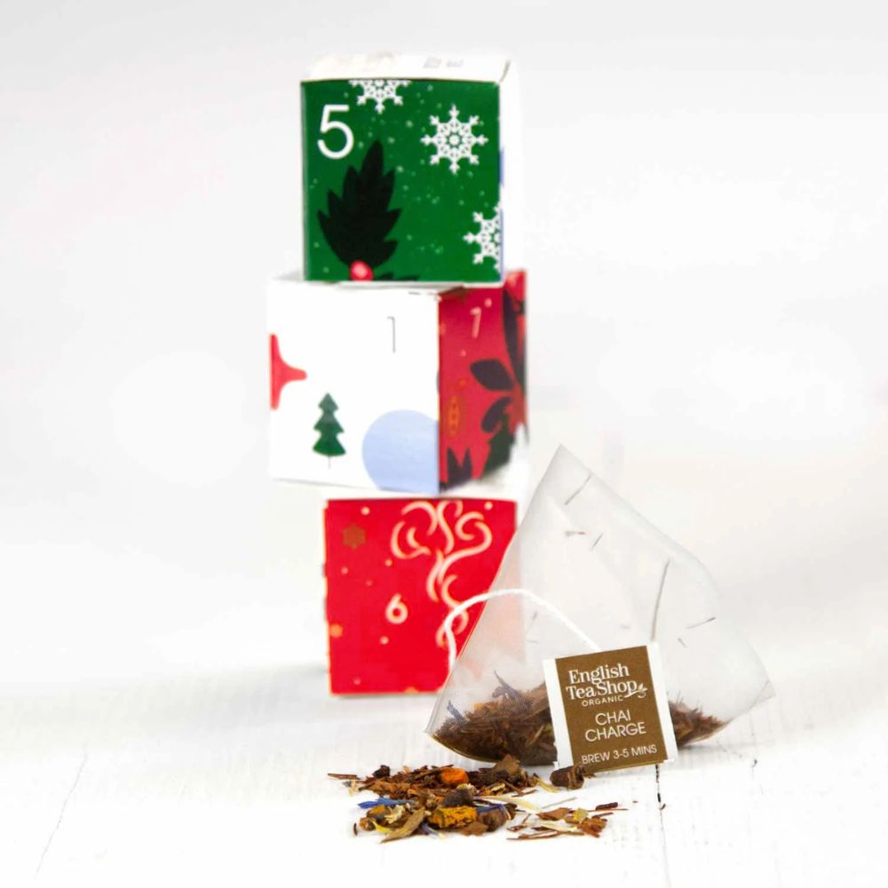 English Tea Shop | Adventskalender "Red Christmas" - 25 BIO Teepyramiden