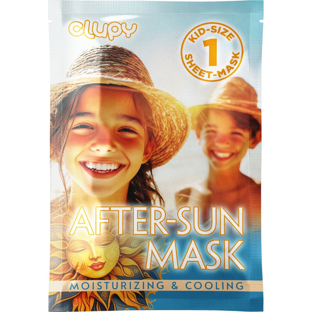 Clupy | After-Sun Maske für Kinder - 10 Stück