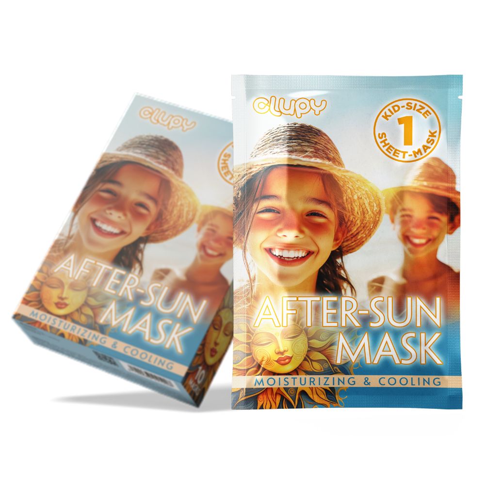 Clupy | After-Sun Maske für Kinder - 10 Stück