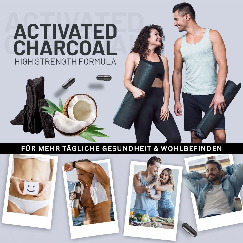 Prowise Healthcare | Aktivkohle-Kapseln 2000 mg - 200 vegane Kapseln