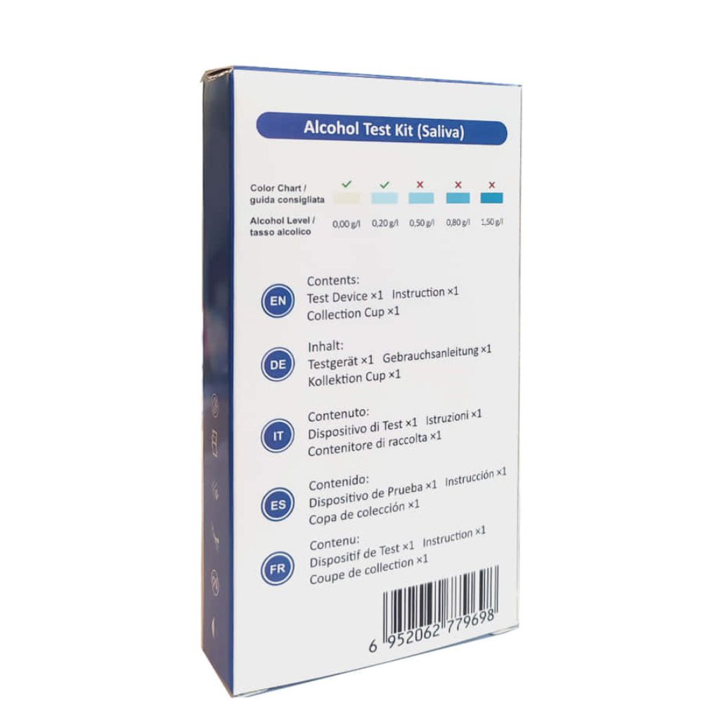 We Test | Alkoholtest Speicheltest-Kit (1 Stück)