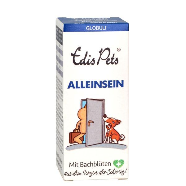 Edis Pets Alleinsein Bio Bachblüten Globuli für Hunde
