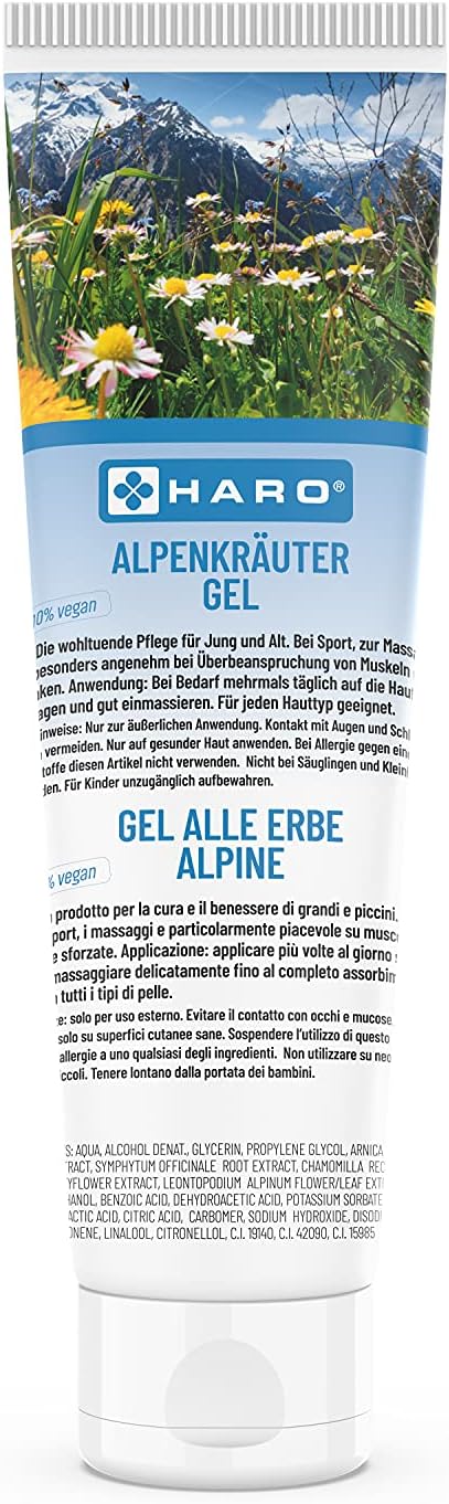 Haro | Alpenkräuter Gel - Wohltuende Pflege für Jung und Alt! - 100ml