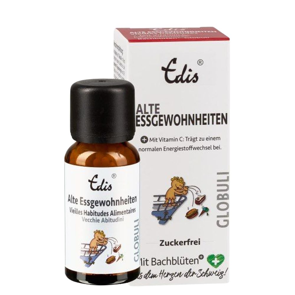 Edis | Alte Essgewohnheiten Bio Bachblüten Globuli