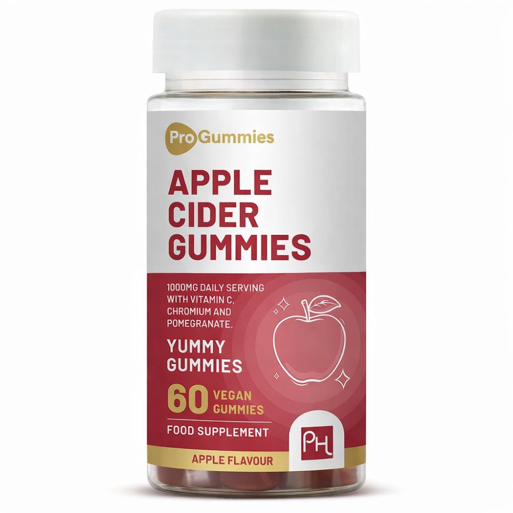 Prowise Healthcare | Vegane Apfelessig-Gummibärchen 1000 mg – 60 Gummies