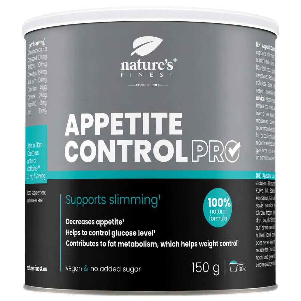 Nature’s Finest | Appetite Control PRO – 5-in-1 Formel für Appetit- & Gewichtskontrolle