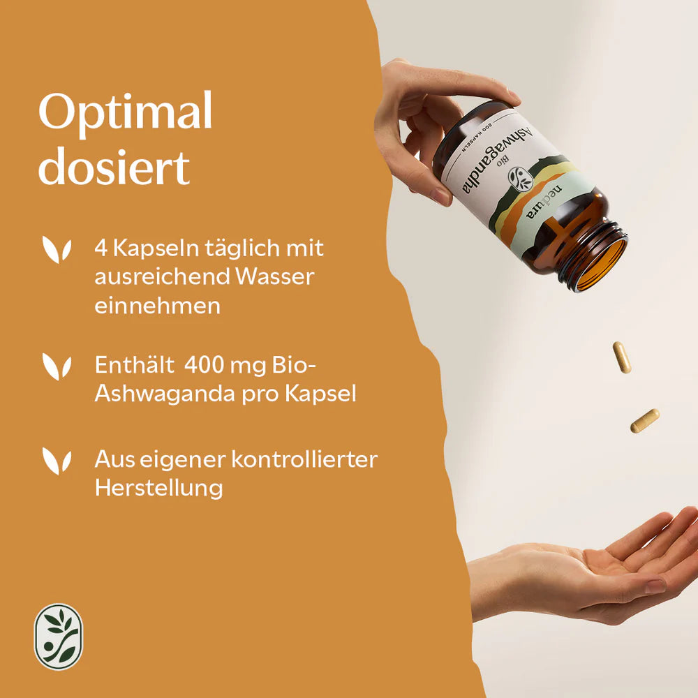 Nedura BIO Ashwagandha – 200 Kapseln