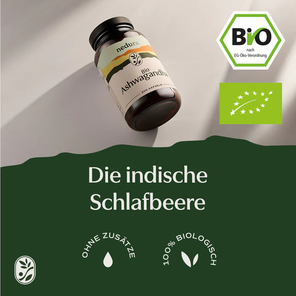Nedura BIO Ashwagandha – 200 Kapseln