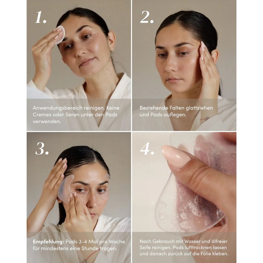 APRICOT | Wiederverwendbare Augen-Schläfen Pads mit Hexapeptid - 30 Behandlungen