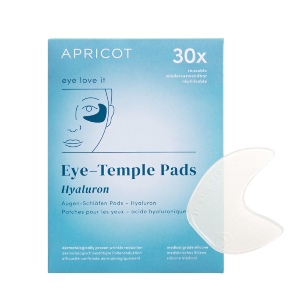 APRICOT I Augen-Schläfen Pads mit Hyaluron - 30 Behandlungen