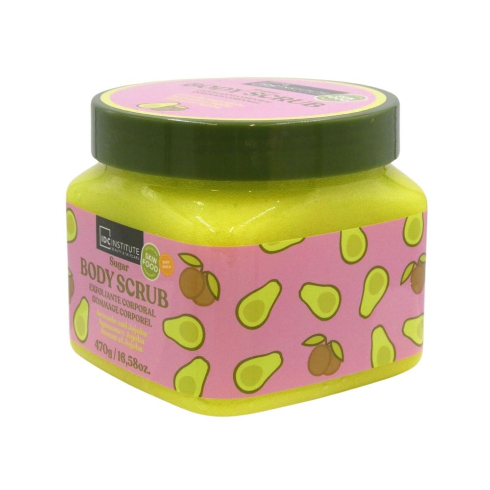 Idc Institute | Avocado- und Jojobaöl-Zucker-Körperpeeling - 470g