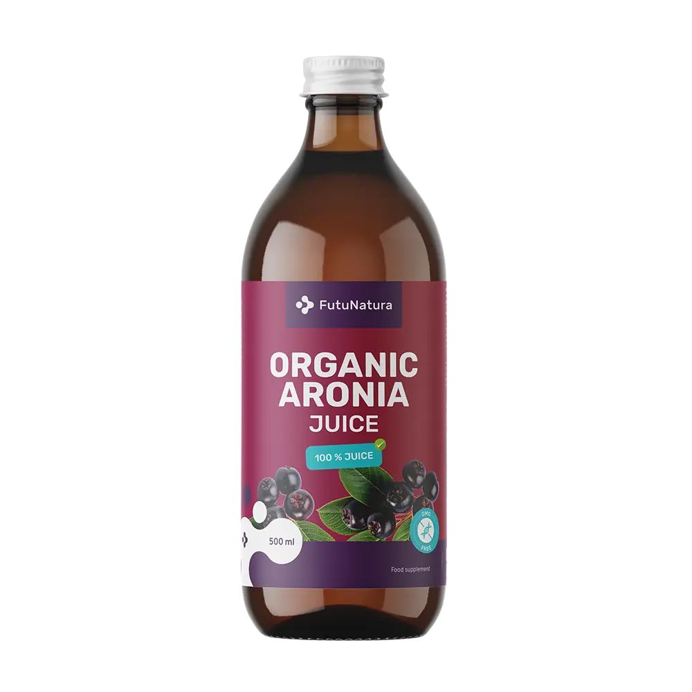 FutuNatura | BIO Aroniasaft – 100 % Direktsaft - 500 ml