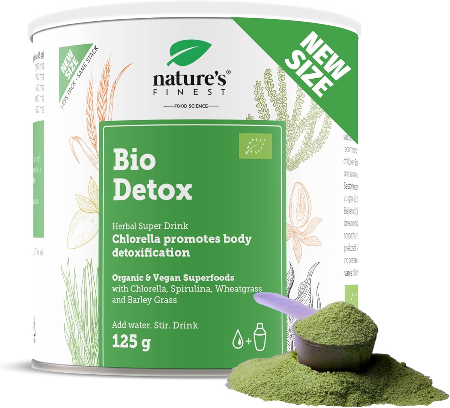 Nature's Finest | Bio DETOX Mix - Superfood Mixpulver zur Entgiftung des Körpers