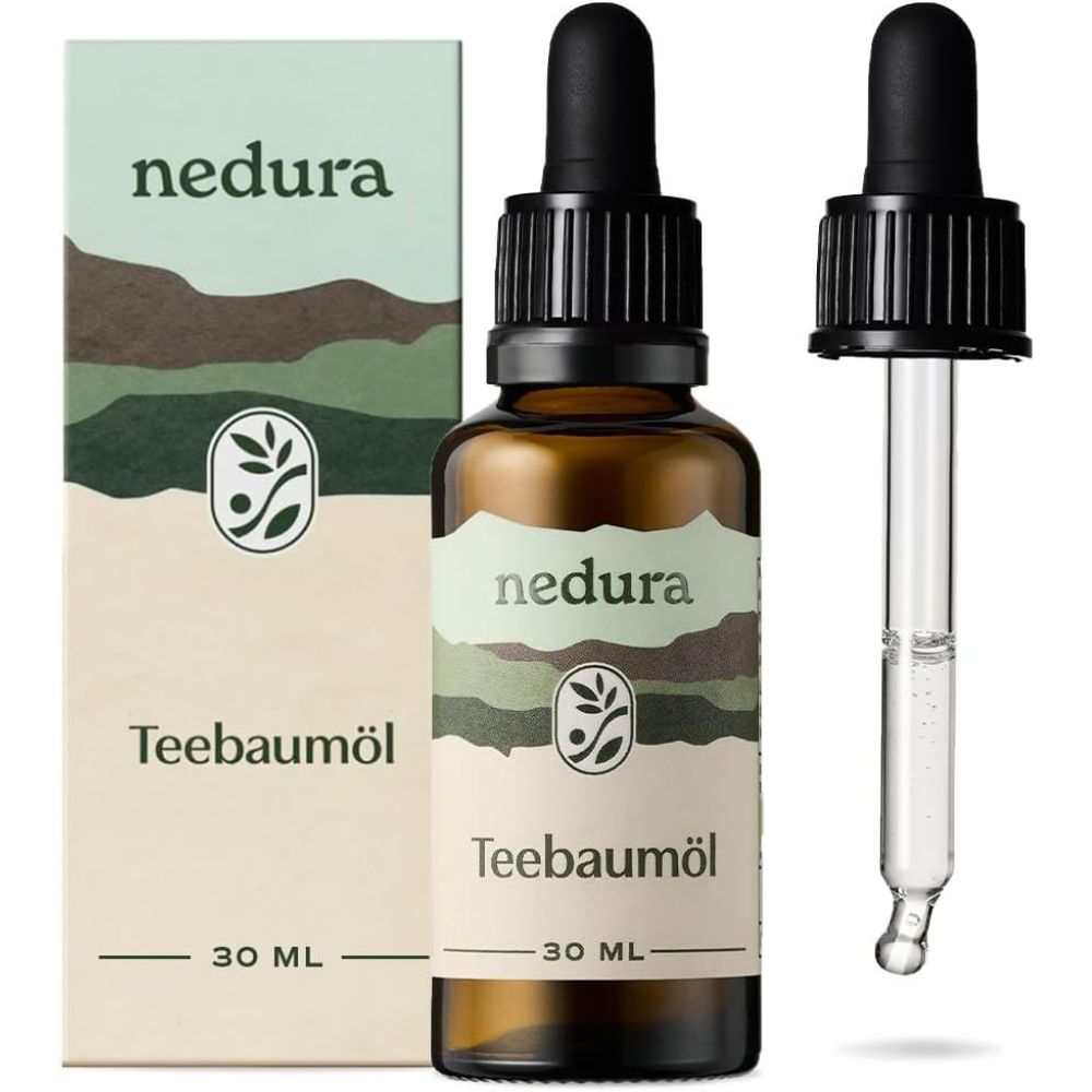 Nedura BIO Teebaumöl - Natürliche Pflege für Haut und Gesicht - 30ml