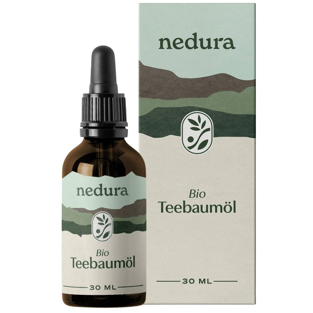 Nedura BIO Teebaumöl - Natürliche Pflege für Haut und Gesicht - 30ml
