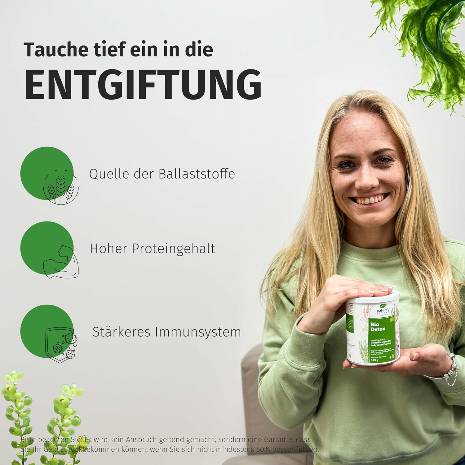 Nature's Finest | Bio DETOX Mix - Superfood Mixpulver zur Entgiftung des Körpers