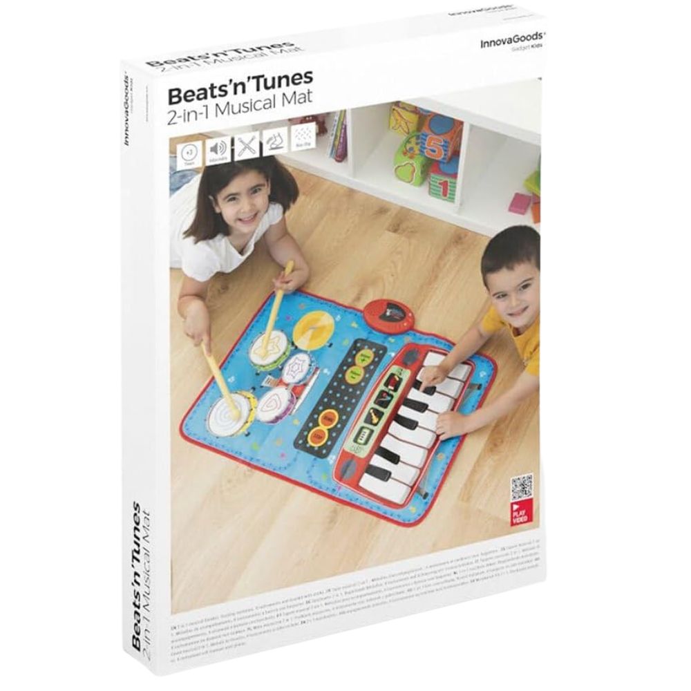 InnovaGoods | Beats'n'Tunes 2-in-1-Musikmatte