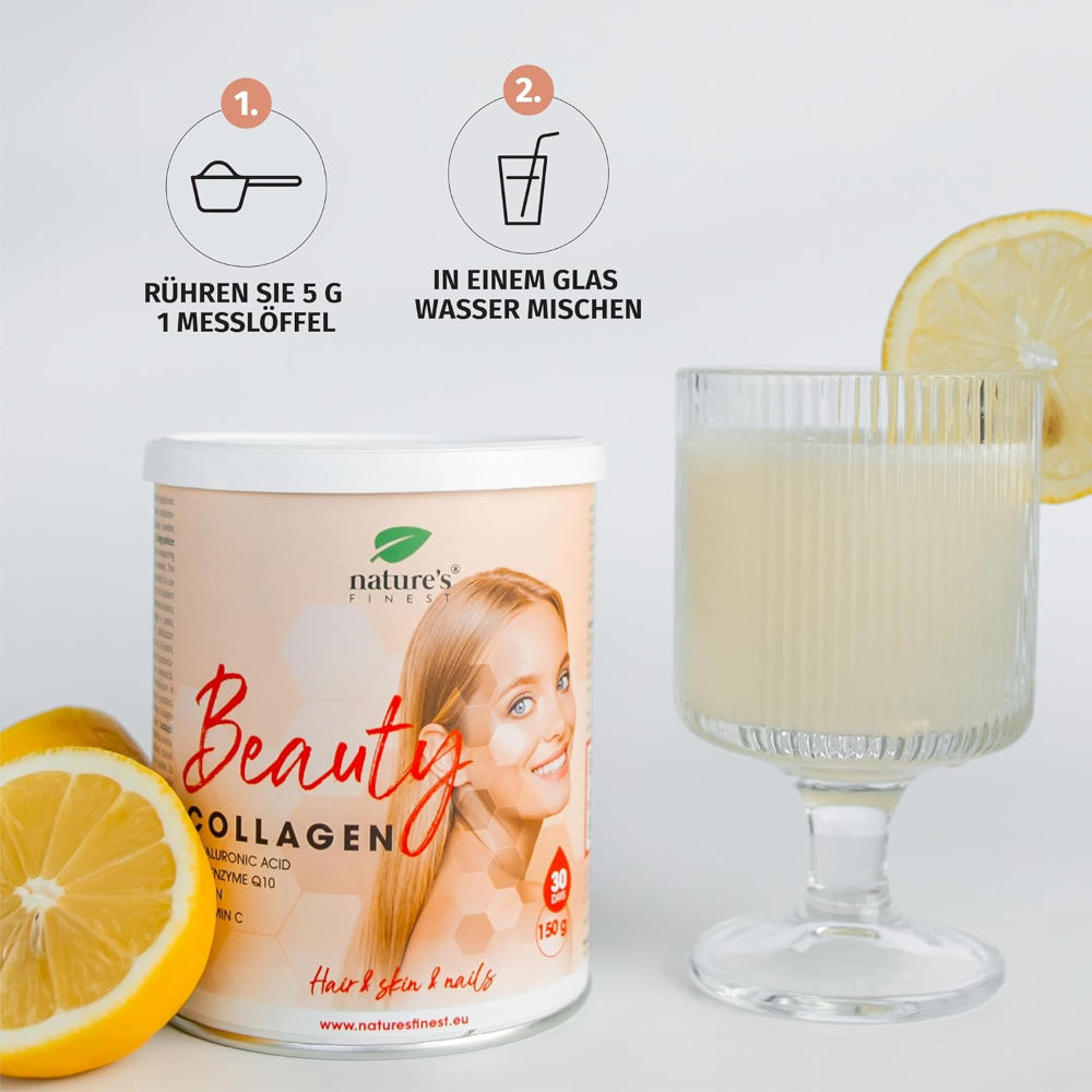 Nature's Finest | Beauty Collagen mit Hyaluronsäure und Coenzym Q10
