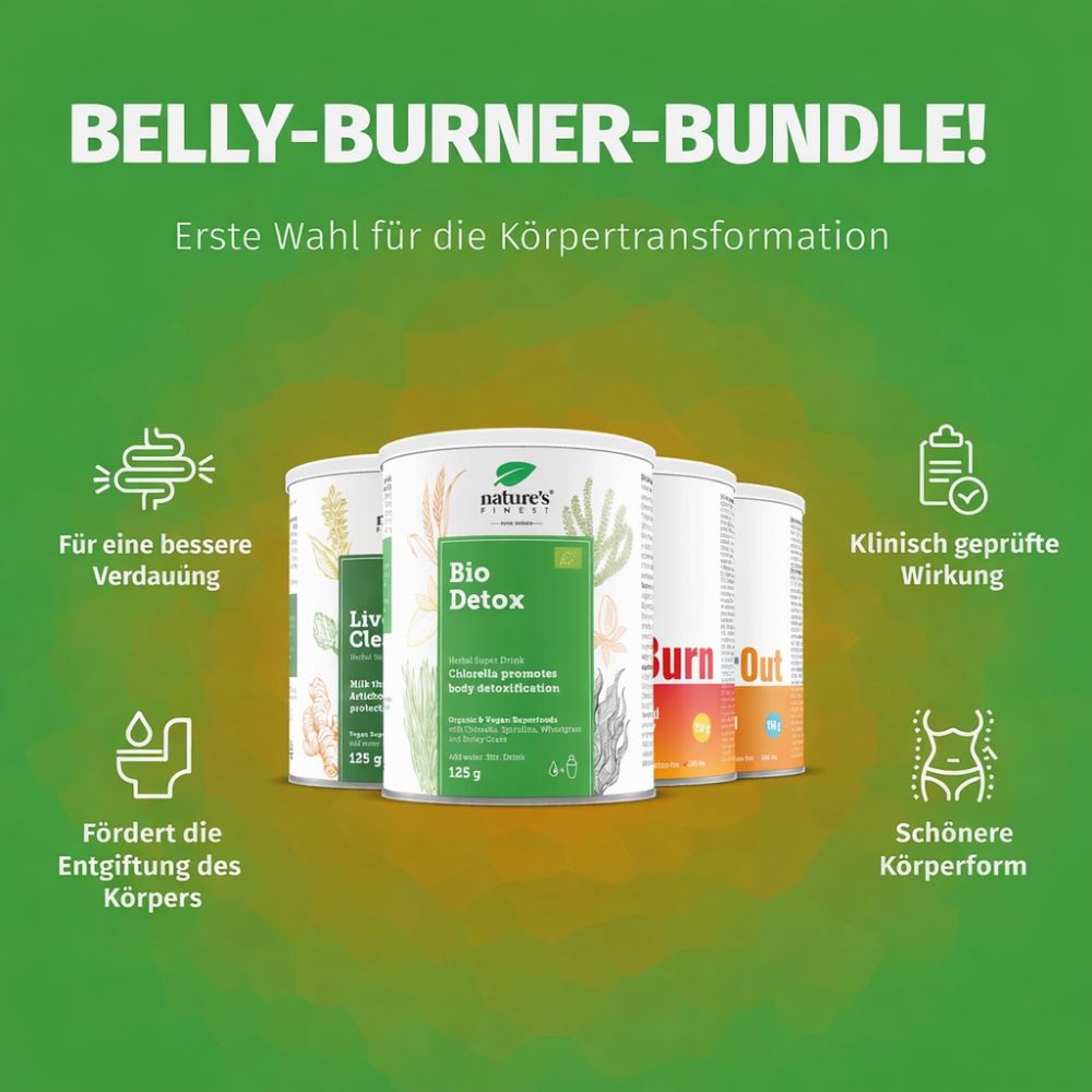 Nature's Finest | Belly Burner 4 in 1 Paket - Netto 550 g für 55 tage
