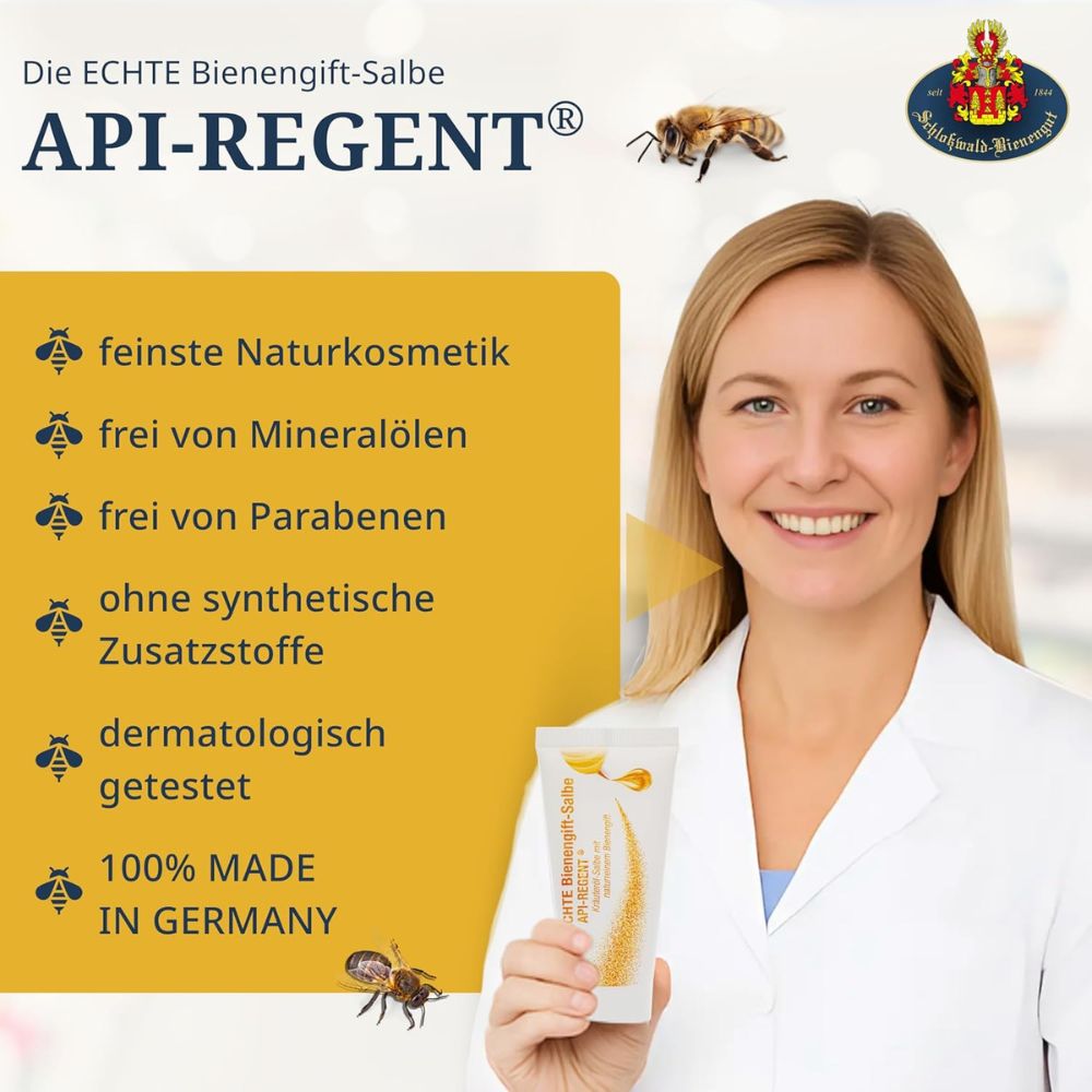 Schloßwald-Bienengut® | Die ECHTE Bienengift-Salbe API-REGENT® Classic