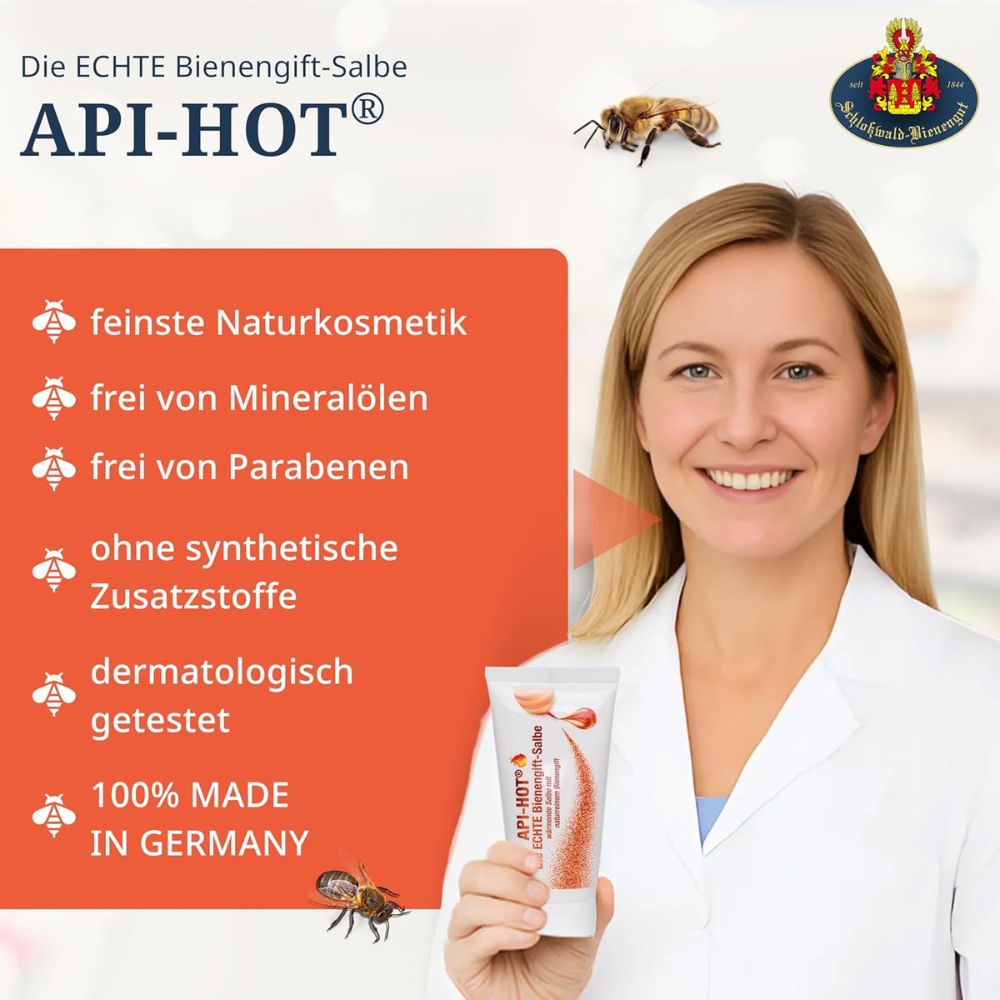 Schloßwald-Bienengut® Die ECHTE Bienengift-Salbe API-HOT®