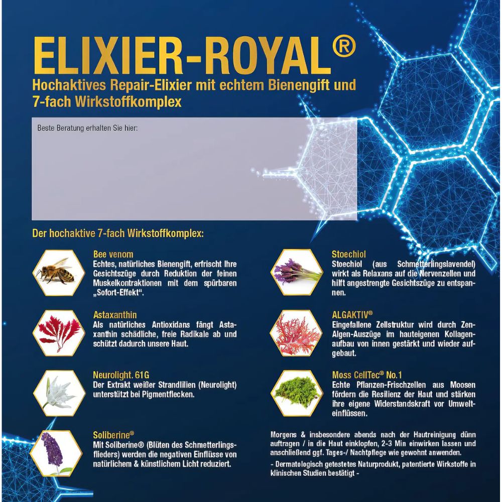 Schloßwald-Bienengut | Premium Bienengift Elixier-Royal®